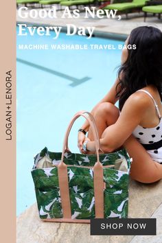 The open tote style is the perfect throw everything in beach bag for all your summer shenanigans. It is waterproof and machine washable so you don't have to worry about a thing! International Travel Outfit, Cute Travel Outfits, Vacation Outfit, Large Family