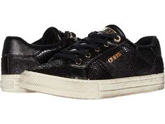 GUESS Loven - Women's Shoes : Black Fabric : Create a chic and fresh look in the quilted man-made GUESS Loven sneakers featuring a breathable man-made lining and lightly cushioned, stationed insole. Easy lace-up design and signature logo hardware detail at front. Round toe. Man-made sole. Imported. Measurements: Weight: 14 oz Product measurements were taken using size 9, width M. Please note that measurements may vary by size. Weight of footwear is based on a single item, not a pair. Textured Upper Lace-up Sneakers For Streetwear, Lace-up Sneakers With Textured Upper For Streetwear, Textured Lace-up Sneakers For Streetwear, White Sole Sneakers With Textured Upper, Synthetic Sneakers With Textured Upper And White Sole, Spring Streetwear Sneakers With Textured Upper, Synthetic Lace-up Sneakers With Textured Upper, Spring Textured Low-top Sneakers, Trendy High-top Sneakers With Textured Upper