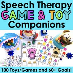 Use this no prep speech therapy worksheets with your preschool and school aged students to target articulation, phonology, apraxia, expressive language, and receptive language. Pair these speech therapy game and toy companions with your favorite speech therapy ressrouces to get a tonne of trials in ... Speech Therapy Worksheets, Preschool Speech Therapy, Speech And Language Therapy, Speech Therapy Games, Receptive Language, Therapy Games, Preschool Speech, Speech Therapy Resources, Expressive Language