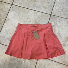 Nwt! Nike Club Tennis Skirt In Coral Womens Size L. High Rise Waist, Stretch Performance Material, Front Pleats, Inner Stash Pocket In Rear Waistband, Built In Shorts, Pocket On Side Of Shorts. Offers Accepted! Nike Lined Skirt For Spring, Nike Pleated Tennis Skirt For Spring, Nike Pleated Skort For Spring, Nike Spring Pleated Skirt, Nike Mini Skort, Nike Casual Short Tennis Skirt, Nike Casual Tennis Skirt, Casual Nike Tennis Skirt, Pink Skort With Pockets For Spring