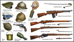 Imperial Russian Army - Helmets and Arms. Many WW1 photos show the distinctive oval cap badge, the Mosin-Nagano M1891 rifle and the Shashka Sabre. WW1. Ww2 Facts, Ww1 Art, Military Uniforms, Soldier, The End, The First, History