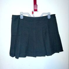 Black Pleated Skirt Size Xxl Black Mini Length Bottoms For School, Black Skirt For School, Black Stretch Skort For School, School Black Pleated Skirt Bottoms, High Waist Black Skirt For School, Black Stretch Mini Skirt For School, Black High Waist School Skirt, Black Short Skirt For School, Black Lined Short Tennis Skirt