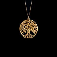 Discover our unique tree of life pendant, a timeless symbol of spirituality and interconnectedness. This pendant is a fine representation of spiritual symbolism and natural beauty. PENDANT INFORMATIONThis pendant is made of real, solid gold.• Made in USA• Material: 14k or 18k solid gold• Finish: polished• Height: 1.15" (29 mm) | *includes the small circle, bail dimensions not included• Width: 0.9" (23,5 mm)• Pendant weight: approx. 5 grams (14k)• Bail: fits up to 4 mm chains• Solid back, not hol May Crafts, Gold Tree Of Life, April Crafts, Golden Tree, Timeless Symbol, Gold Tree, Small Circle, Unique Trees, Solid Gold Chains