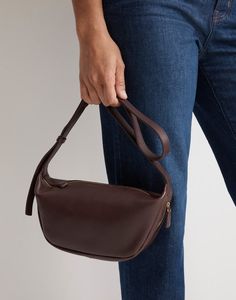 Madewell The Sling Leather Crossbody Bag | Nordstrom Madewell Crossbody Bag, Leather Sling Bags Women, Brown Sling Bag, Sling Bags Women, Leather Sling Bags, Sling Crossbody Bag, Cross Body Sling Bag, Casual Purse, Crossover Bags