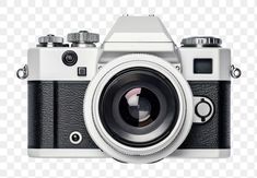 an old fashioned camera with a lens on it's body, transparent background png