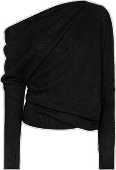 Sweater Off The Shoulder, Ford Black, Cashmere Sweater, Black Wool, Cashmere Sweaters, Tom Ford, New Look, Off The Shoulder