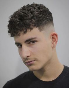 French Cut Hair, Long Crew Cut, Boys Haircuts Curly Hair, Crew Cut Hair, Crew Cut Haircut, Men's Curly Hairstyles, Crop Haircut