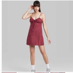 Questions? Leave A Comment Below! Denim Jumper Dress, Red Plaid Dress, Floral Babydoll Dress, Denim Overall Dress, White Sleeveless Dress, Lace Skater Dress, Faux Leather Dress, Tan Dresses