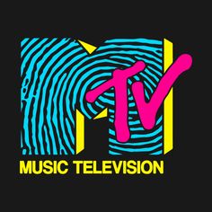 the logo for tv, music television