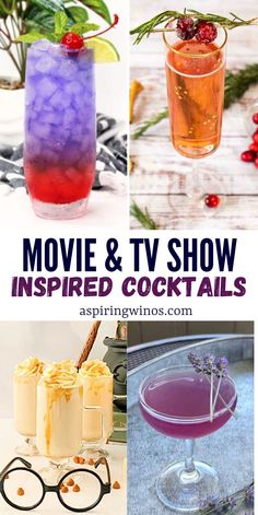 movies and tv show inspired cocktails