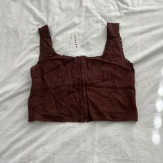 Pacsun Brown Eyelet Top Size Small Condition: Nwt Color: Brown Details : - Hook Closure Down Front - Eyeelt Detailing Extra: - I Ship Between 1-2 Days Pacsun Tops, Eyelet Top, Pacsun, Tank Tops Women, Womens Tops, Women Accessories, Tank Tops, Outfit Accessories, Women Shopping