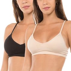 PRICES MAY VARY. Plunging V-shaped neckline Adjustable straps and interchangeable from classic to crossback Removable padded bra Fits Cup Sizes A-C 88% Nylon 12% Spandex Femine seamless sports bra with removable padding. Straps are adjustble, can choose between criss cross or straight. A one size fits most. Measurements when layed flat; Band: 10.5" Height (of the cup) 7.5". Teen Bra, Straight A, Seamless Sports Bra, Cup Sizes, Everyday Bra, Padded Bra, Bra Cups, Anemone, V Shape