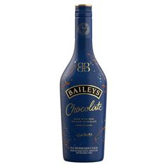 bailey's chocolate liqueur bottle with sprinkles on the label