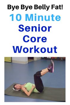 This low impact workout will help you say goodbye to belly fat in your abdominal area without pulling, jerking or straining. Do this exercise routine 3 times a week and you'll see results! Blast Belly Fat, Yoga For Seniors, Fitness Routines, Ab Workouts, Senior Fitness, Belly Fat Workout, Body Fitness, Belly Workout, Fitness Workout For Women