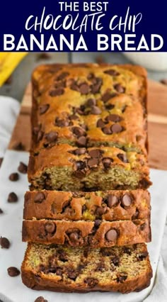 the best chocolate chip banana bread