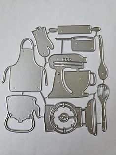 the cut outs are ready to be used for making kitchen utensils and other items