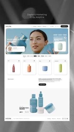 the website is designed to look like it has many different products