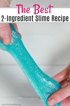 the best 2 ingredient slime recipe