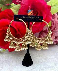 Waliyaan with bunches of beads and Jhumkis. Shop online and delivered to your doorsteps anywhere in the world with our Unmatched Global FREE Shipping. EXPLORE more Indian Earrings, Punjabi Earrings or Vaali - Can be matched with our Elegant Single Line Necklaces 📦 Shipped FREE from Canada to USA, Europe, Italy, France, Norway and every other country. Deepika, USA ⭐️⭐️⭐️⭐️⭐️ Thank you Thank you Thank you!! If I fell in love with the pictures, then I’m absolutely floored after seeing these bangle Traditional Beaded Chandbali Danglers, Chandbali Beaded Danglers For Festivals, Beaded Chandbali Danglers For Festivals, Festive Chandbalis With Dangling Beads For Diwali, Bollywood Chandbalis With Dangling Beads For Diwali, Bollywood Style Chandbalis With Dangling Beads For Diwali, Beaded Chandbali Danglers For Celebration, Bollywood Chandbalis With Dangling Beads For Festive Occasions, Bollywood Festive Chandbalis With Dangling Beads