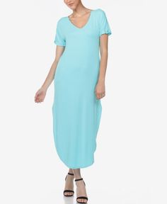 in stock Aqua Dress, Maxi Dress Online, Review Dresses, White Mark, Dress Medium, White Maxi Dresses, Comfortable Dress, Side Pocket, Everyday Essentials Products