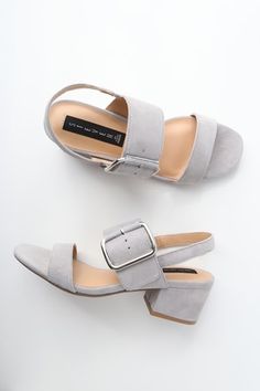 Fond Grey Suede Leather High Heel Sandals 3 Steve Madden Platform Sandals, Studded Gladiator Sandals, Gladiator Shoes, Next Shoes, Grey Sandals, Square Toe Sandals, Steve Madden Sandals, Ankle Strap High Heels, Beaded Sandals