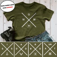 Personalized Military Mom Family Compass T-shirts veterans day activities, anzac day, vetrens day #veteransday2017 #veteransdaybash #VeteransDayCelebration Veterans Day Activities, Pride Love, Military Mom, Crewneck Sweatshirt Women, Hoodie Tank Top, Family Mom, Tank Top Hoodie, American Apparel, New Design