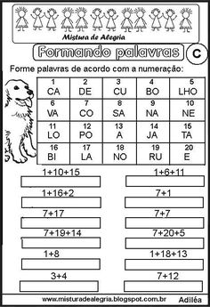 the spanish language worksheet with numbers and symbols for children to use in their classroom