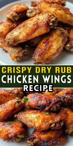 Dry Run For Chicken Wings, Wings Dry Rub Recipe, Dry Rub Wings Recipe, Easy Wings Recipe, Greek Chicken Wings, Chicken Wings In The Oven, Dry Rub Chicken, Dry Rub Wings, Dry Rub Chicken Wings