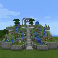 an image of a very nice house in minecraft