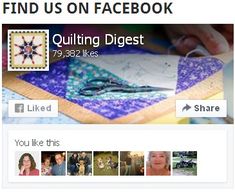 the facebook page for quilting digest