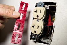 How to Fix Loose Outlets How To Install An Outdoor Outlet, How To Install Electrical Outlet, How To Move An Electrical Outlet, Basic Electrical Wiring Outlets, How To Fix Loose Electrical Outlets, Electrical Tips, Handyman Hacks, Diy Handyman, Handy Man