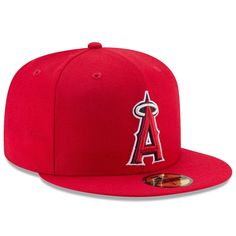 Celebrate your fandom in a new way when you get this Los Angeles Angels Game Authentic Collection On-Field 59FIFTY fitted hat from New Era. Raised embroidery Officially licensed High Crown Structured fit Flat bill with ability to curve Imported Fitted Contrasting underbill Brand: New Era Material: 100% Polyester Six panels with eyelets Jackie Robinson Day, Anaheim Angels, New Era Logo, Red Crown, 59fifty Hats, Angels Logo, Jackie Robinson, Los Angeles Angels, Tampa Bay Rays