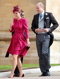 the duke and princess of cambridge are seen walking together