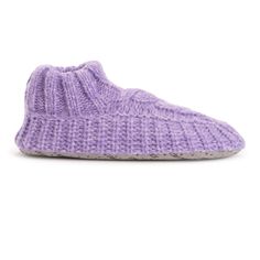 Get ready to kick your cozy game up a notch with our MUK LUKS Women's Sweater Cuff Bootie Slipper Socks! These are like a warm hug for your feet, with their snuggly sweater knit cuff that's as cute as it is comfy. Slip into these slipper socks and you'll be walking around like you own the place. Say goodbye to cold feet and hello to ultimate coziness- it's time to bootie up and conquer the day! Machine wash cold on gentle cycle, no bleach, tumble dry low heat. Ribbed cuff and cable knit detail F Cabin Socks, Summer Clearance Sale, Summer Sock, Suede Slippers, Summer Clearance, Summer Slippers, Warm Hug, Slipper Socks, Boot Socks