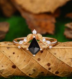 Engagement Ring Metal Type: 925 Sterling Silver, Soild 10k Gold, Solid 14k Gold, Solid 18k Gold Center Stone: Natural Black Onyx Center Carat Weight: Kite Cut 1.35CT (6x9mm) Side Stone: Moissanite Side Carat Weight: 0.17ctw Band Width: 1.35mm SKU: ESYFXR0539 - black onyx Accessories: *Shipped with beautiful ring box; *Directly price from Manufacturer, 1/3 the price from Jewelry Store; - Ethically Sourced Black Onyx Engagement Ring, Onyx Engagement Ring, Engagement Ring Unique, Ring Metal, Ring Unique, Beautiful Ring, Unique Engagement Rings, Ring Box, 10k Gold