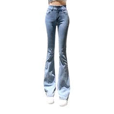 Take your laid-back trend to the next level with the 2023 Spring-Summer Collection push-up jeans for women. Combining a high-waist fit, sleek rock-washed look, and steady zipper & buttons closure, these jeans offer a unique blend of both style and comfort. Put on these jeans and feel the confidence of a powerful trendsetter!Distinctive Features: Street Style: Show off your city flair with the perfect cut of the 2023 Spring-Summer Collection push-up jeans. Bootcut Fit: Get the perfect look with t White Jeans Men, Jeans Street Style, Yellow Denim, Street Trends, Jeans Bootcut, Jeans For Women, Edgy Look, City Style, Bell Bottoms