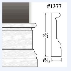 a drawing of the top and bottom part of a column