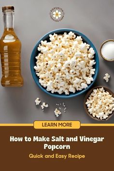 how to make salt and vinegar popcorn