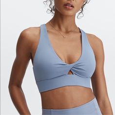 Fabletics Nwt Oasis Twist Front Sports Bra Light Blue New! Szs Questions? Leave A Comment Below! F34 Casual Activewear With Built-in Bra For Relaxation, Go-dry Athleisure Activewear For Relaxation, Casual Activewear With Built-in Bra, Breathable Stretch Activewear For Relaxation, Casual Seamless Activewear For Relaxation, Sporty Summer Activewear For Relaxation, Moisture-wicking Athleisure Activewear For Relaxation, Sporty Fitted Activewear For Relaxation, Blue Sports Bra With Built-in Bra For Light Exercise