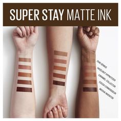 Maybelline Superstay Matte Ink Coffee Edition Frappuccino - AusBasket Maybelline Lip, Coffee Collection, Coffee Aroma, Maybelline Makeup, Matte Lipsticks