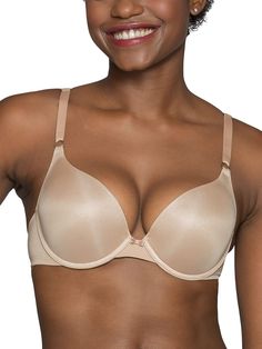 PRICES MAY VARY. 91% Nylon, 9% Spandex Imported Hook and Eye closure Hand Wash Only Push up bra adds up to one full cup size. Soft fabric provides ultra comfort. Straps convert two ways for wardrobe versatility: regular or crisscross. Item Care– Hand Wash Cold, Colors Separately, Only Non-Chlorine Bleach When Needed, Drip Dry, Do Not Iron Smooth under clothes. Same great Lily of France style now under the Vanity Fair Brand Ego Boost, Low Cut Bra, Cold Colors, Vanity Fair Bras, France Style, Bra Size Charts, Push Up Pads, Perfect Bra, Everyday Bra