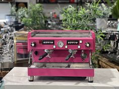 NA Coffee Machine Vintage, Melbourne Coffee, La Marzocco, Coffee Games, Cafe Latte, Deep Pink, Coffee Is Life, Speciality Coffee, Espresso Coffee