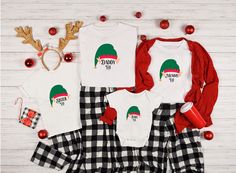 Celebrate the magic of the season with our Custom Family Elf Shirts, designed to bring joy and laughter to your holiday gatherings! Perfect for family photos or cozy Christmas celebrations, these funny Christmas shirts feature a delightful elf design that everyone will love. Made from soft, breathable fabric, our Christmas matching tees ensure comfort while spreading festive cheer, making them the ideal choice for your holiday festivities. Whether you're looking for Christmas crew shirts or a un Family Christmas Elf Shirts, Family Elf Shirts, Christmas Elf Shirts, Elf Shirts, Elf Design, Elf Shirt, Christmas Matching, Matching Tees, Funny Christmas Shirts