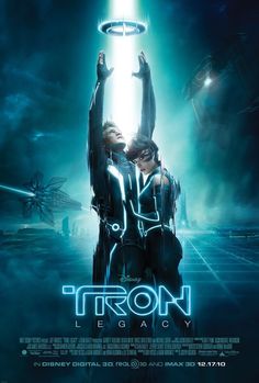 the movie poster for tron legacy