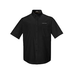 Core 365™ Optimum Twill Dress Shirt – Embroidery Short Sleeve Embroidered Shirt For Work, Classic Embroidered Short Sleeve Shirt, Twill Dress, Shirt Embroidery, Cloth Bags, Dress Shirt, Make It, Branding, Embroidery