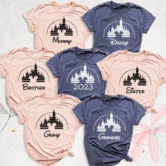 Cute Family Tshirt Ideas, Cheap Family Matching T-shirt For Disney Trips, Disney Squad Shirt For Family, Disney Tees Family, Matching Family Disney Shirts Kohl's, Tshirts For Disney Trip, Disney Shirts For Family Matching 2022, Disney Shirts For Family Matching Magic Kingdom, Disney Shirts For Family Best Day Ever