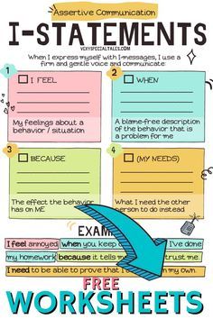 I Messages Counseling, You Statements, Family Therapy Interventions Communication, Counseling Activities Communication, Family Communication Skills, Healthy Communication Worksheets, I Vs You Statements, Learning Communication Skills, You Vs I Statements