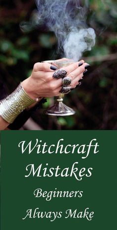 Are you just starting out in the Craft? Spare yourself some trouble and avoid these common witchcraft mistakes that newbies always make! Wicca For Beginners, Witchcraft Spells For Beginners, Spells For Beginners, Green Witchcraft, Traditional Witchcraft, Witchcraft Books, Wiccan Magic, Witch Spirituality, Wiccan Witch