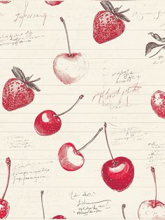 vintage fruit illustration, strawberry sketch, retro fruit art, botanical drawing, red strawberry art, fruit on lined paper, hand-drawn style, vintage aesthetic, botanical study, minimal fruit pattern, vintage paper texture, red and cream palette, delicate fruit illustrations, sketchbook art, ink sketch, nostalgic art, botanical illustration, classic strawberry drawing, line paper background, monochromatic red, fruit doodles, art for journals, schoolbook style, whimsical strawberries Aesthetic Fruit Drawing, Line Paper Background, Paper Texture Red, Study Minimal, Strawberry Sketch, Fruit Doodles, Journal Free Printable, Illustration Strawberry, Strawberry Vintage