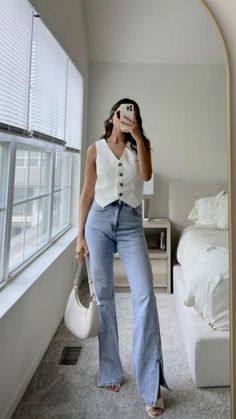 Shop the look in my storefront! Fest Outfits, Elegante Casual, Looks Chic, Trend Fashion, Summer Fashion Outfits, Business Casual Outfits, Looks Style, Mode Inspiration, Looks Vintage